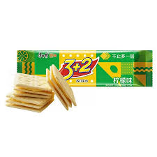 康师傅3+2苏打夹心饼干柠檬味 KSF 3+2 Sandwich Biscuit – Lemon FL  125g